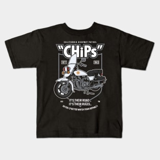 ChiPs california highway patrol Kids T-Shirt